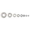 360Pcs Stainless Steel Washer Metal Washers Rings M2 M2.5 M3 M4 M5 M6 M8 M10 Gasket Assortment Kits Ultra Thin Flat Washers