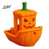 Decorative Ghost Ship 3D Printed Halloween Boat Figurine, Spooky Pumpkin Festive Holiday Decorations Statue for Party Tabletop Home Decor Realistic