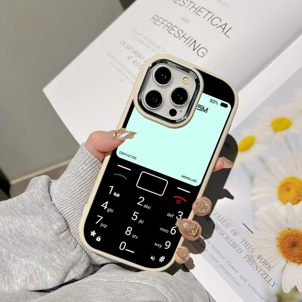 Ae95 ретро телефон дизайн художественные чехлы для телефонов Samsung A13 A32 A53 A04 A54 S24 FE S23 Ultra Infinix Hot 40i Huawei P30 металлический защитный чехол для камеры задняя крышка