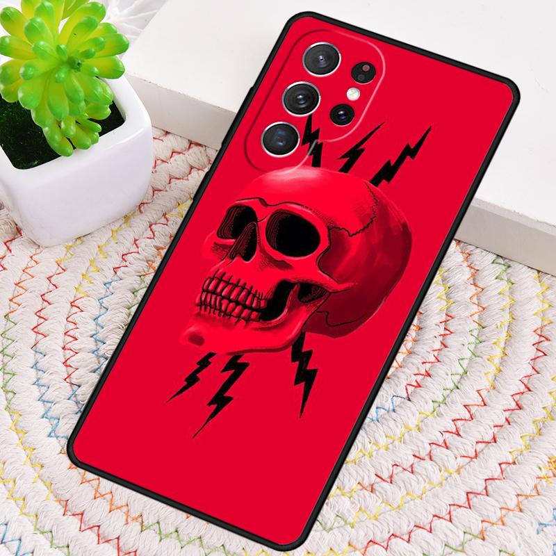 Силиконовый чехол для телефона «Молнии и кости» для Samsung Galaxy note 10 pro S26 S25 S24 S23 S22 S21 Plus S25Ultra Capa Cover