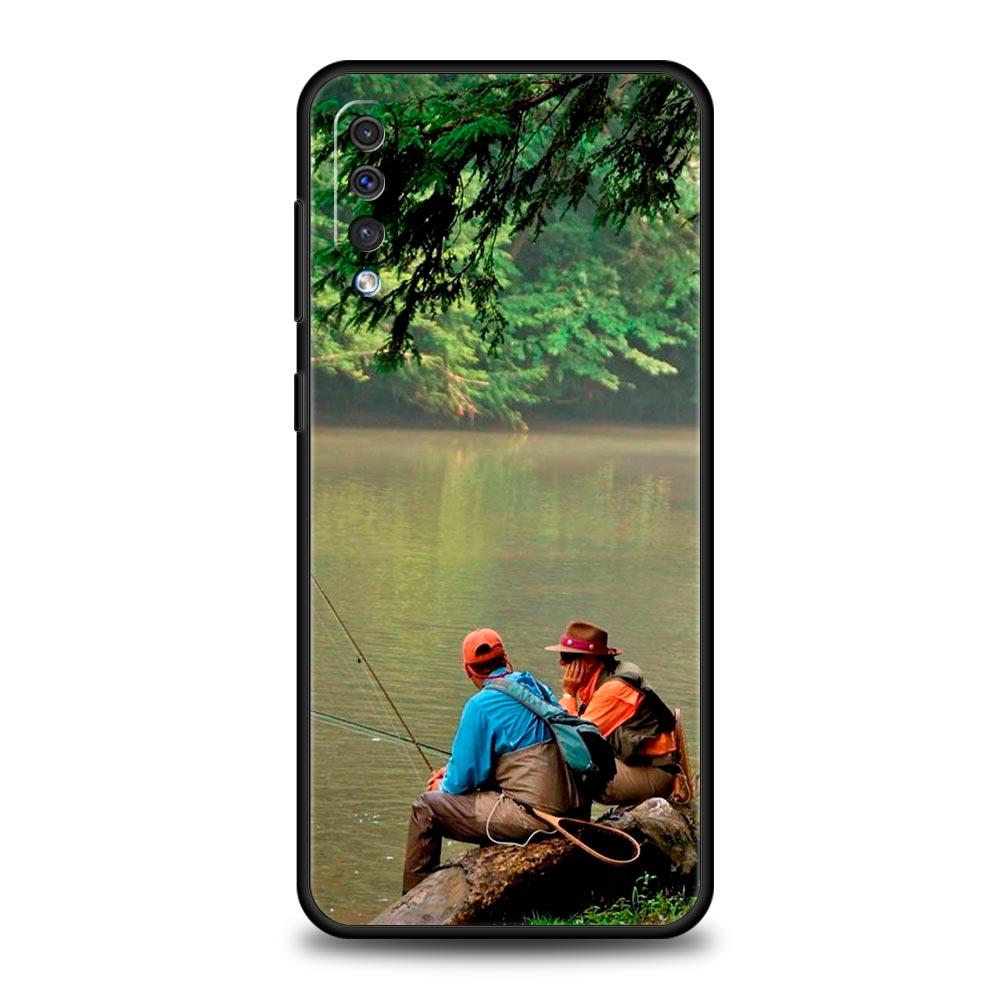 Рыбалка Чехол для телефона для Samsung A54 A52 A24 A14 A50 A70 A10 A30 A40 A20S A20E A06 A02S A12 A22 A34 A42 A32 5G A04s A16 Чехол