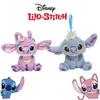 Cuddly Disney Lilo Stitch 3.9in Angel Plush Keychain Soft Stuffed Doll Kids Xmas Gift