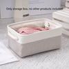 31*21*13cm1pc Double Color Combination Household Foldable Storage Basket with Rope handle,Large Capacity clothing&Toy Linen Storage Basket.
