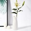 1Pc Modern Flower Vase White Plastic Basket Nordic Home Living Room Decoration Ornament Flower Arrangement