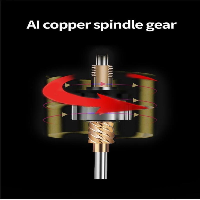 Новые DC 1000~7000 серии 5.2:1 Передаточное отношение литой шпули дальнего заброса CNC металлическая шпуля спиннинговая рыболовная катушка подходит для пресной и соленой воды