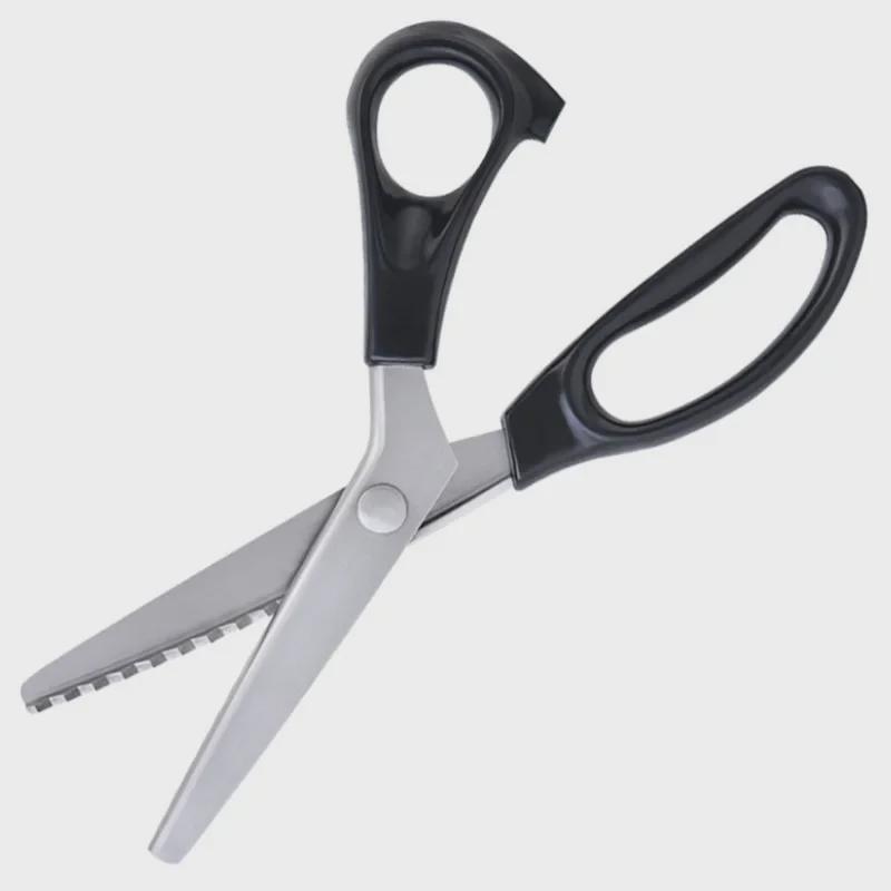 Ножницы для кружева из нержавеющей стали с зубцами и волнистым краем для пошива