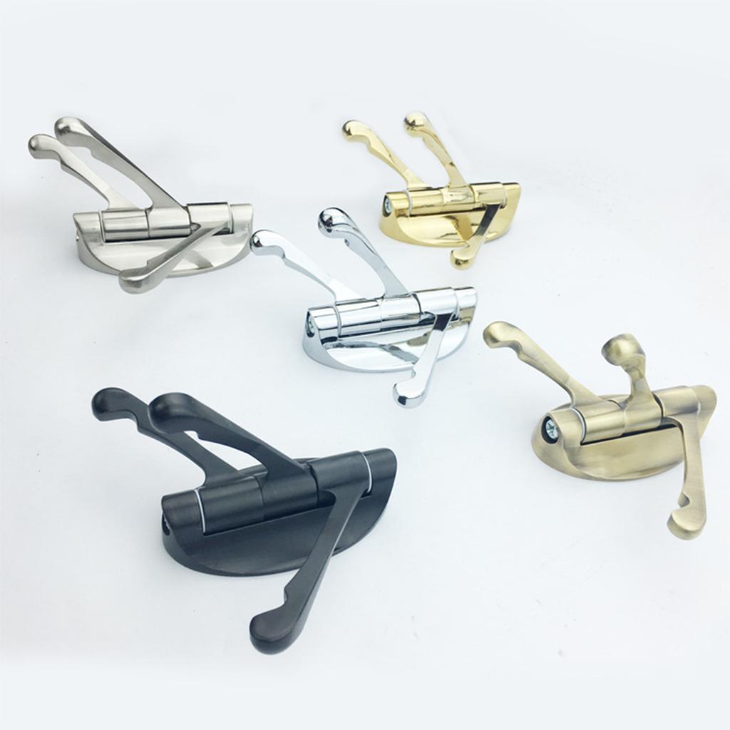 Вращающийся на 180° крючок для вешалок, бытовые металлические настенные вешалки с 3 крючками для кухни и ванной комнаты, многофункциональный регулируемый держатель для сумок