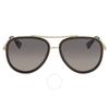 Polarized Grey Gradient Pilot Ladies Sunglasses Gg0062s 011 57