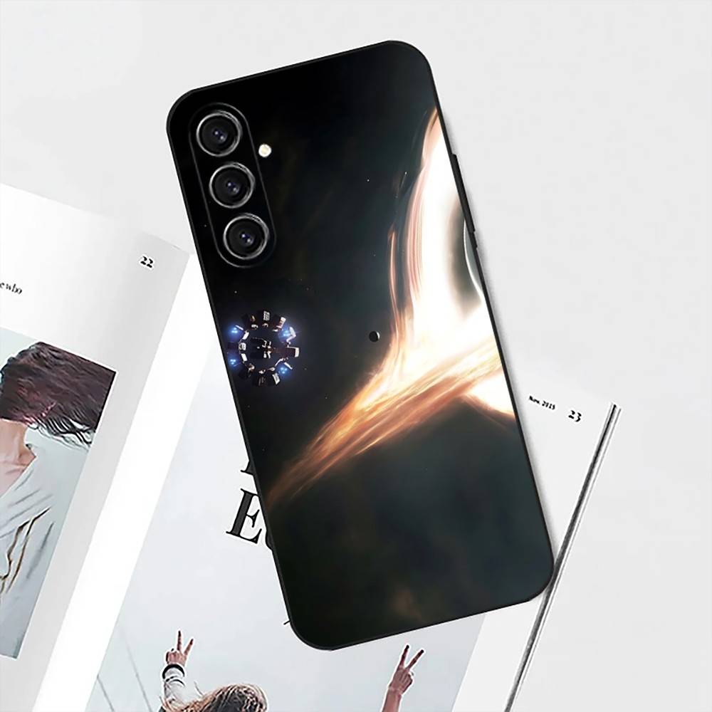 Interstellar Movie Phone Case For Samsung S25,S24,S21,S22,S23,S30,Ultra,S20,Plus,Fe,Lite,Note,10 Black Soft Shell