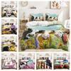 Three-Piece Pastoral Cow Animal Quilt Set Two-Piece Bedding Set