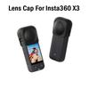 For Insta360 X3 Soft Silicone Lens Cap Anti-scratch Lens Protective Cover Durable Protective Case Portable Practical Protector 2