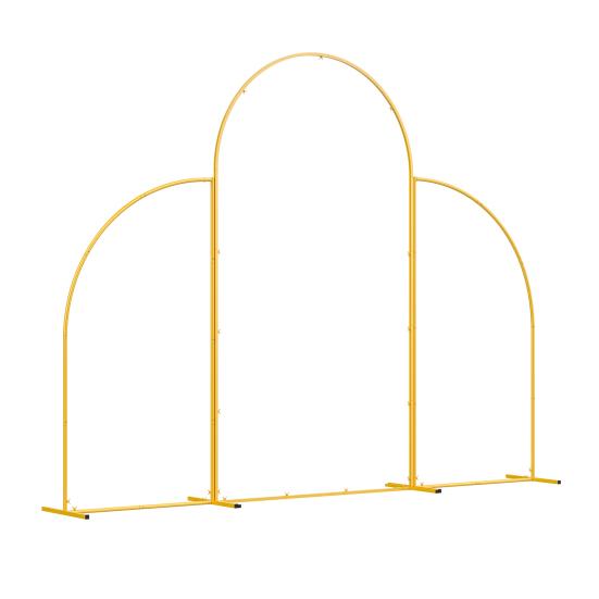 Balloon Arch Backdrop Stand 3Pcs/Set Metal Stand, 7Ft 5Ft Wedding Party Flower for Bridal Shower Birthday Baby Decoration