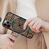 Магнитный чехол для телефона с изображением персидского ковра для APPLE iPhone 17 Air 16 14 13 12 Pro Max 15 Plus Беспроводная зарядка с чехлом MagSafe