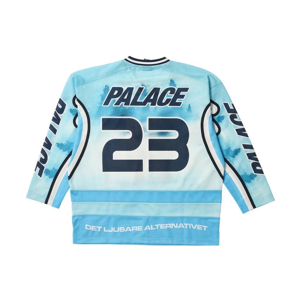 Palace Синие футболки унисекс Brighter Alternative Hockey Jersey P25ES070