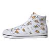 adidas Gudetama X Neo Bravada Средние парусиновые с принтом Повседневные спортивные Нескользящие высокие кеды для скейтборда Унисекс Кроссовки Молочно-белый FY2939