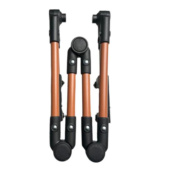 Camping Wagon Handle 180 Degrees Adjustable Folding Wagon Push Handle Outdoor Garden Cart Grocery Trolley Push Pull Bar Accessories