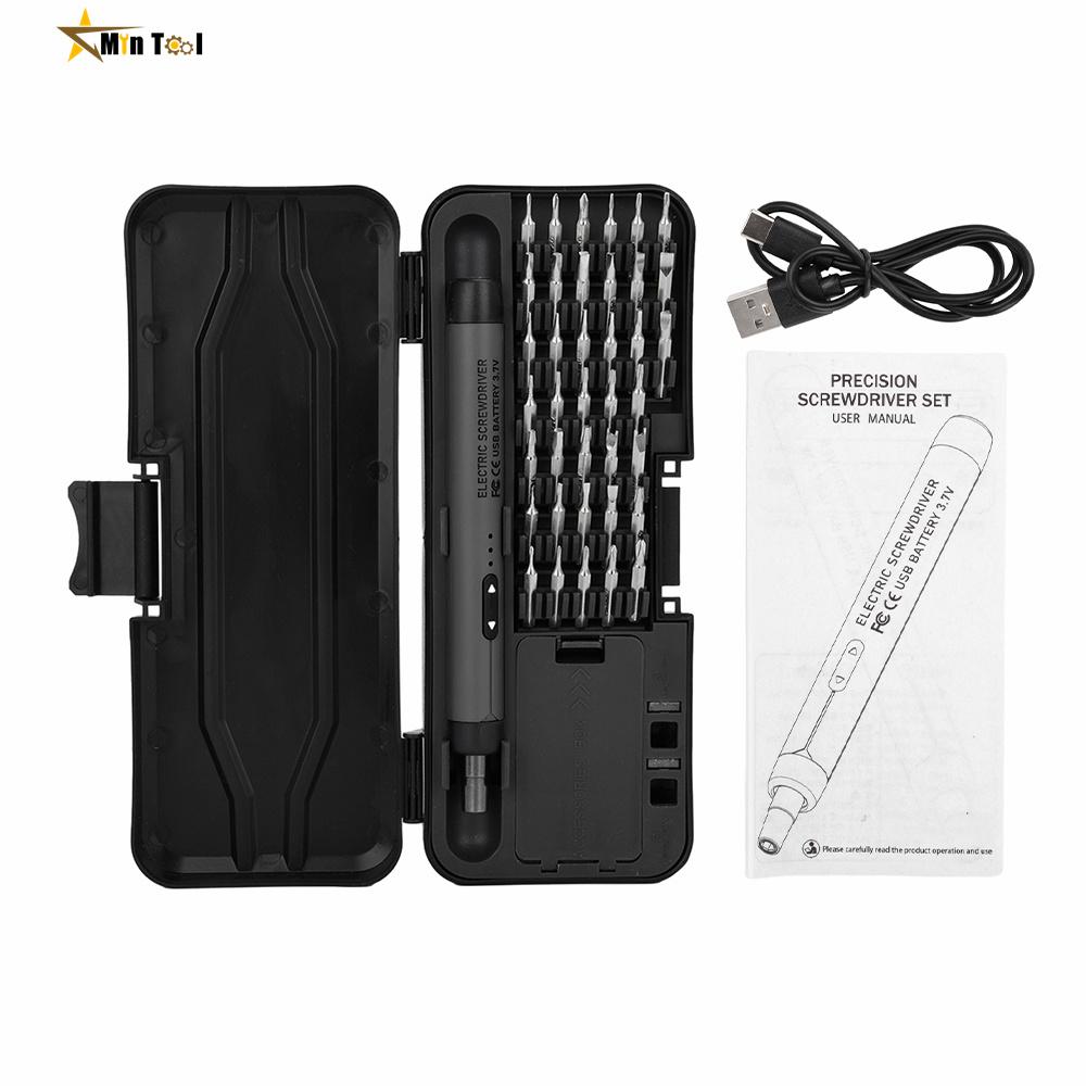 High Precision Screwdriver Set Power Tool Kit Rechargeable Wireless Screwdriver Mini Bits for Mobile Cell Repair Tool