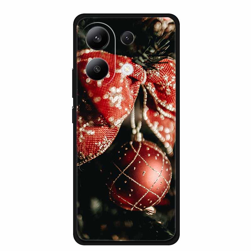 Christmas Case For Redmi Note 13 4G 5G Case Note13 Pro 5G 4G 13R Pro Soft TPU Silicone Covers for Xiaomi Redmi Note 13 Pro Plus