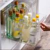 Clear Kitchen Organizer Bin Space Saving Multifunctional U Shaped Clear Containers Bin for Pot Lids