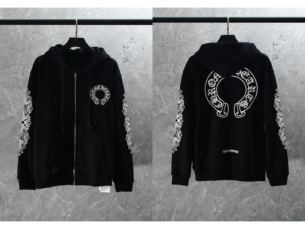 Худи с вышивкой Крест Подкова для мужчин и женщин - Осенняя одежда