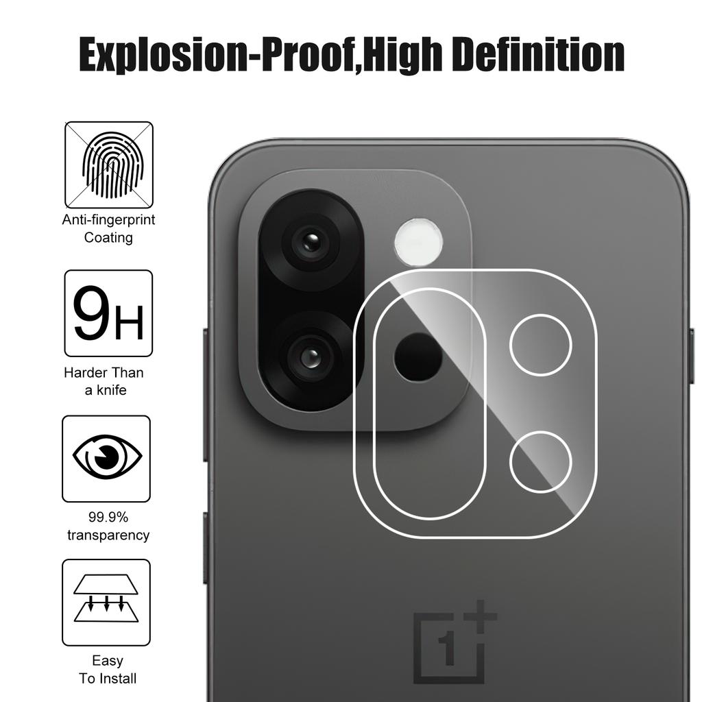 For OnePlus 13T 5G Camera Lens Protector Arc Edge Clear Tempered Glass Film