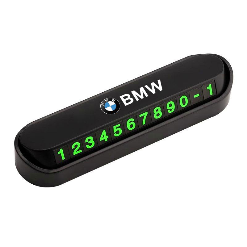 BVYD9 Temporary Parking Contact Number Plate Move Car Contact Card Accessories For BMW M G80 G06 G07 G42 G14 G15 X5/Motorcycle Sticker