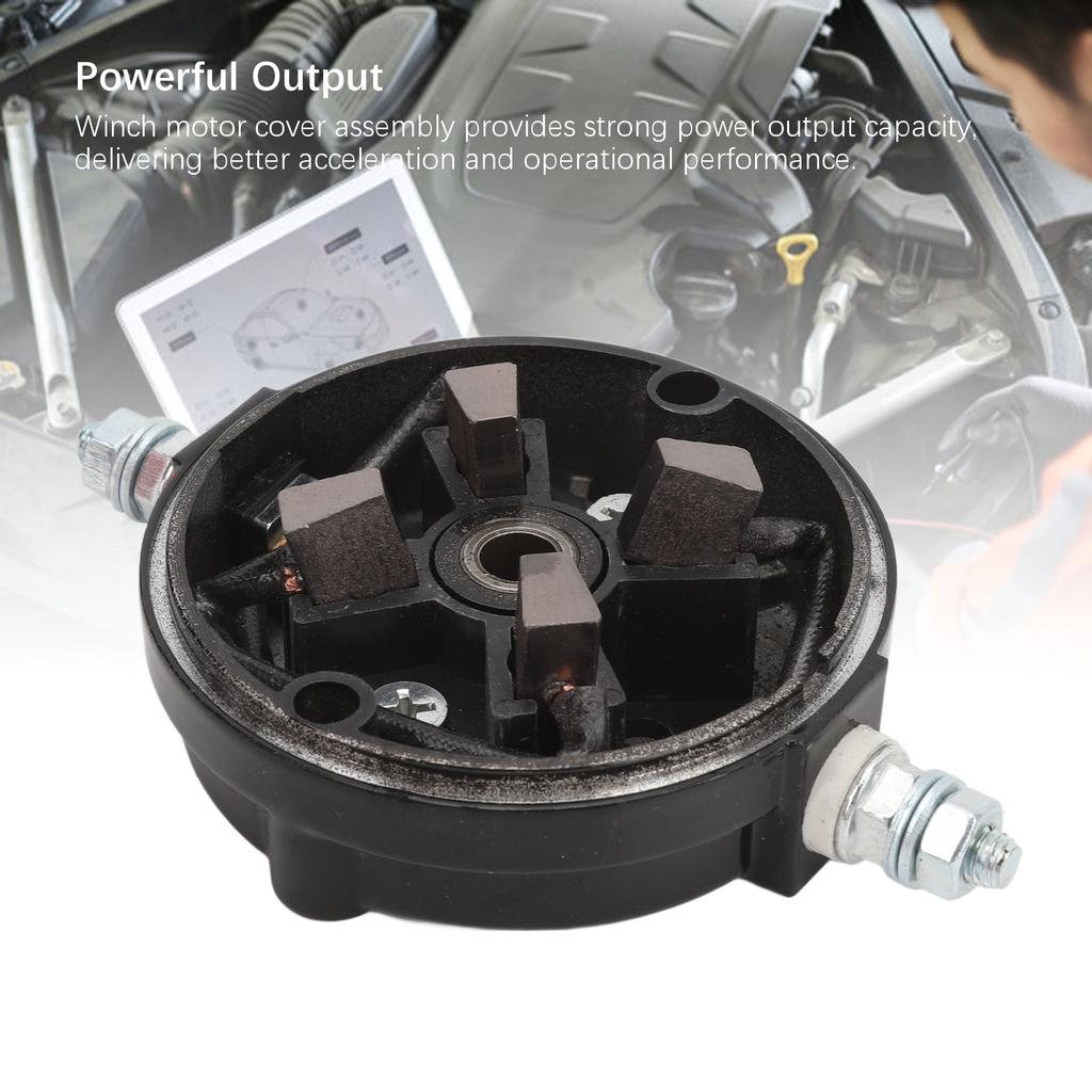 Сборка крышки мотора лебедки Медная железная конструкция Высокая выходная мощность Высокая производительность для квадроциклов и мотовездеходов от 2000 до 4500 фунтов