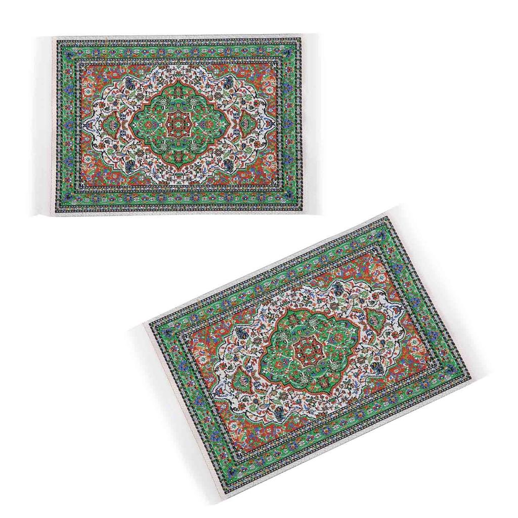 1:12 Dollhouse Miniature Carpet Exquisite Elegant Rug Doll House Living Room Decoration#2