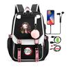 Large Capacity Anime Back To School Backpack for Girl Bags Women Manga To Travel Daily Kawaii Cartoon School Bag for Adults