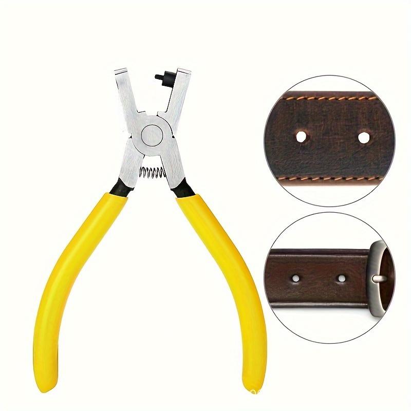 Watch Band Leather Hole Punch Plier Universal 2.0mm Hand Strap Wrist Belt Puncher Pliers Repair Tools Suitable for Thin Belts,Dog Collars, Shoes, Home