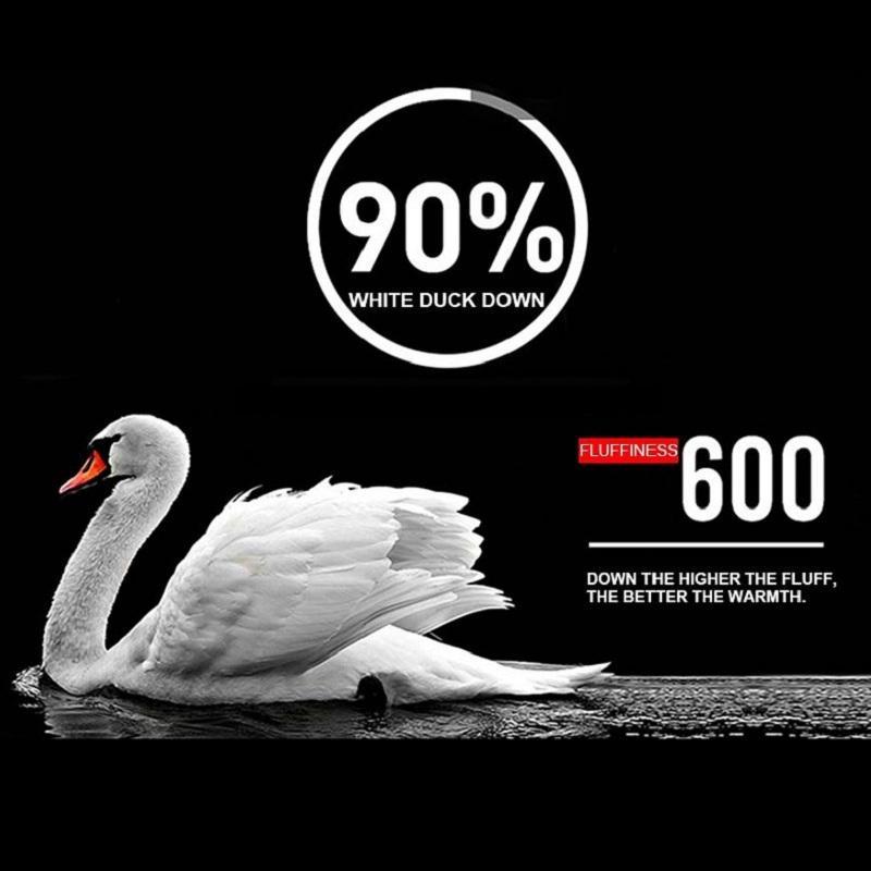 Мужская и женская свободная теплая пуховая куртка большого размера из удлиненной и утолщенной лазерной ткани