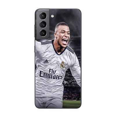 Coque - MANIACASE - Samsung Galaxy S21fe 5g - Kylian Mbappe - Gris - Souple