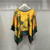 Spring and summer new silk scarves, women's thin large square scarves, colored scarves, high-end air-conditioned room shawls when traveling for photos