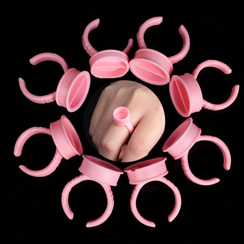 100/200 шт. Новые одноразовые контейнеры для макияжа, пигмента, чернил, клея, ресниц, палетки, кольца для татуировок