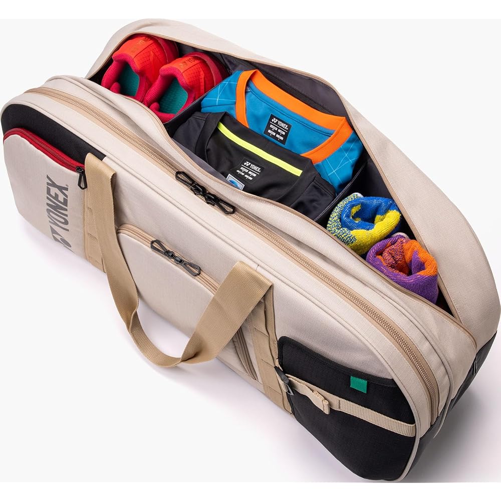 Yonex Tennis Tournament Bag, Beige, BAG2621W