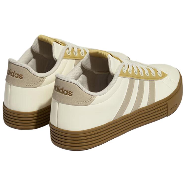 adidas Ежедневные 4.0 Низкие кеды для скейтборда из синтетической кожи Унисекс Бежевые KH8002