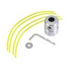 Universal Aluminium Trimmer Head with Strimmer Line Set Grass Cutter Accessories