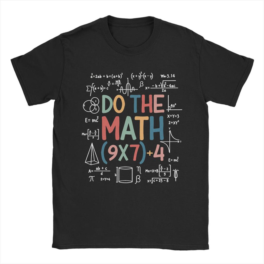 Awesome Do The Math 67 T-Shirts for Men Crewneck Cotton T Shirts  Short Sleeve Tees Graphic Tops