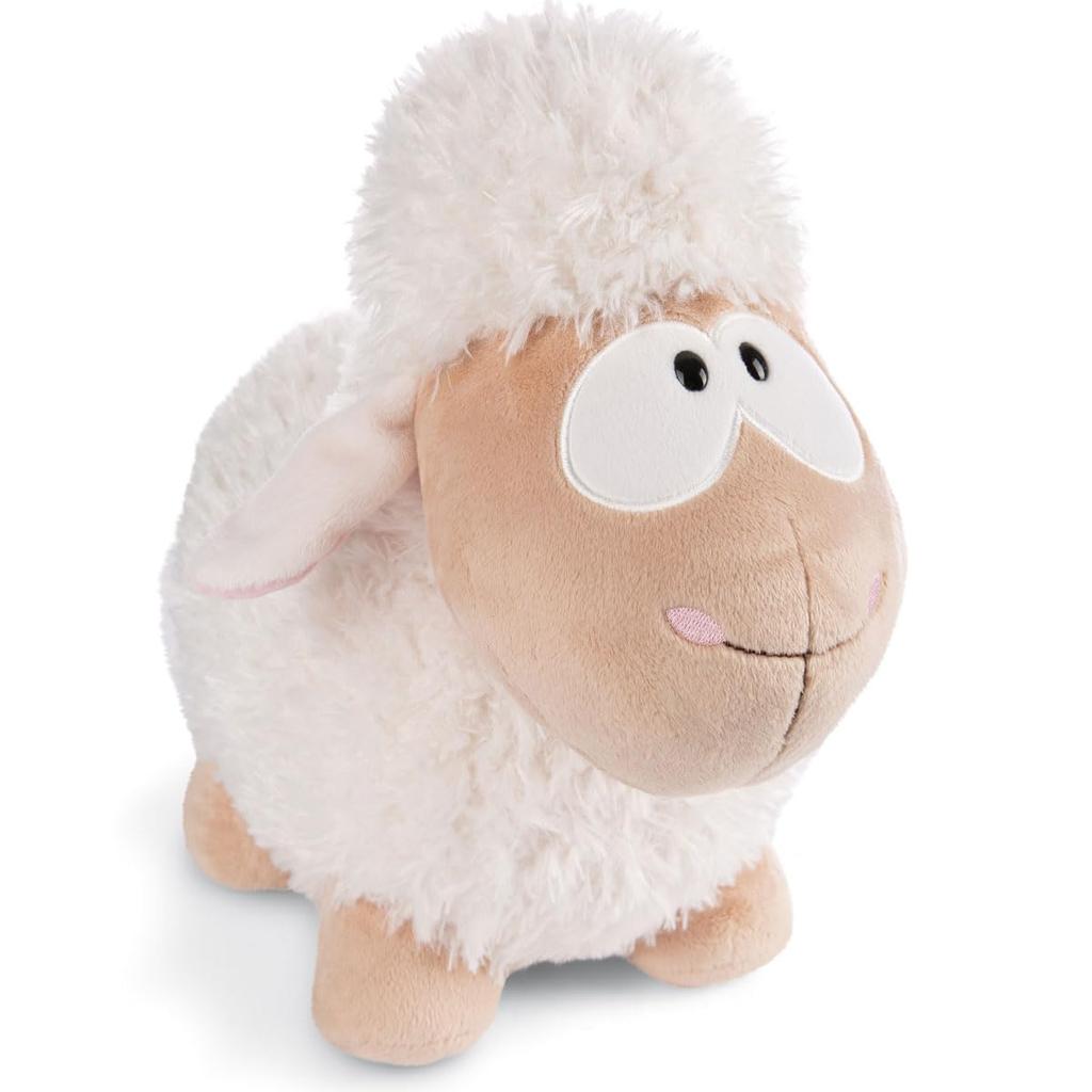 NICI Woolly Gang Sheep Plush Toy, White, Standing, 22cm