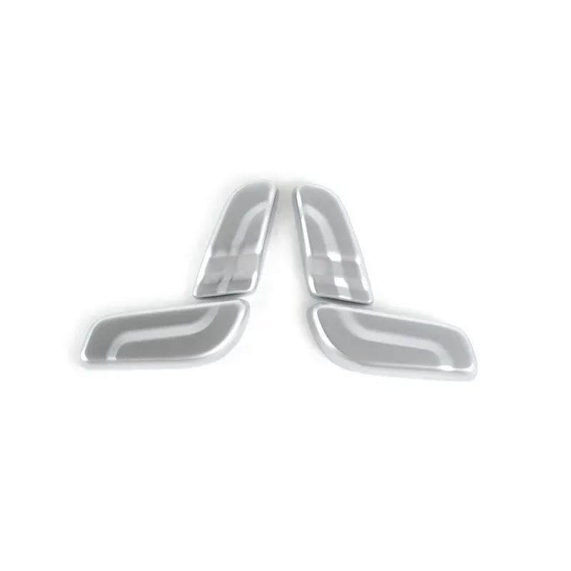 Car Accessories Seat Adjust Buttons Cover Decoration Trim For Mercedes Benz C Class W204 C180 C200 2008-2013 Interior Stickers