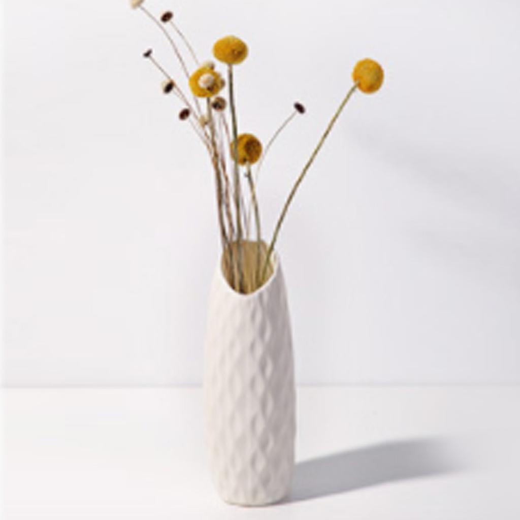 Ваза для цветов в скандинавском стиле, имитация вазы для цветов, украшение для гостиной, столовой, тип C, белый цвет