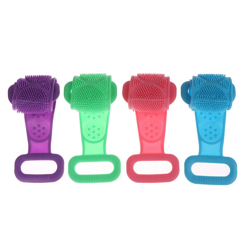 Magic Silicone Brushes Bath Towels Rubbing Back Mud Peeling Body Massage Shower