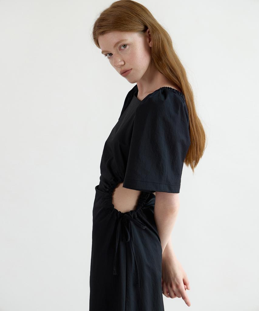 Платье Nevel Everywear с воланами_Черный