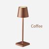 LED Table Lamp Touch Sensor Rechargeable Desktop Night Light 3 Colors Dimming Wireless Reading Lamp For Hotel Bar Bedroom Decor