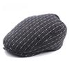 Сезонная полосатая клетчатая тонкая шляпа Forward, британская модная мужская шляпа от солнца, трендовая женская кепка