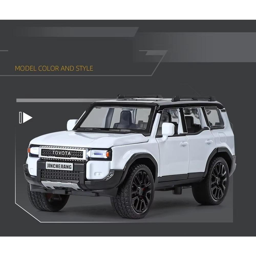 1/32 Toyota 2024 PRADO Land Cruiser литая модель автомобиля внедорожная игрушка из металла