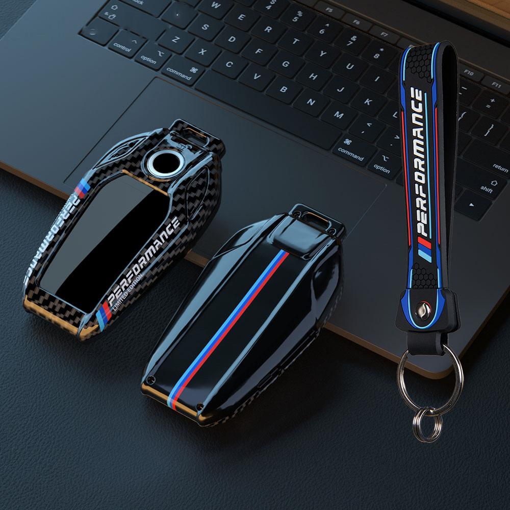 For BMW X6 Car Carbon Fibre Key Cover Case Shell For BMW 5 7 Series G11 G12 G30 G31 G32 I8 I12 I15 G01 G02 G05 G07 X3 X4 X5 X7 Accessories