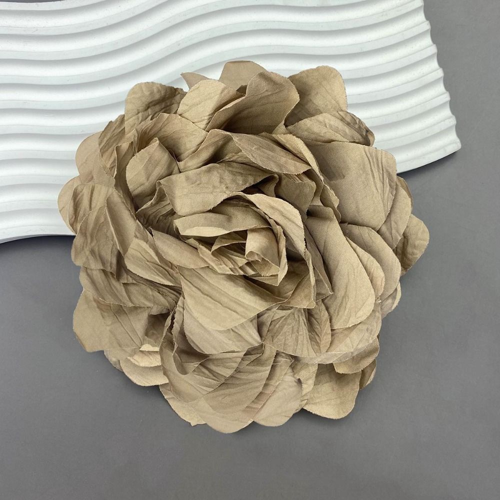 Fabric Dress Suit Corsage Exaggerate Sweater Coat Pin New Multi-layer Rose Flower Brooch