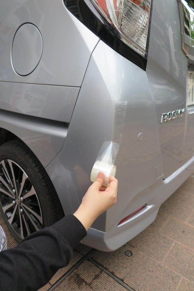 Basics Car Supplies, Scratch Prevention, Just Stick, Protective Tape, Bumper, Door, Protection Film Tape, Transparent, Trace-Resistant