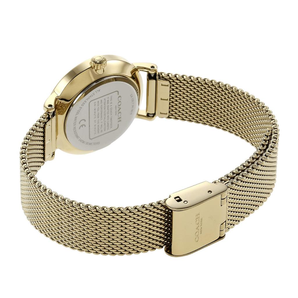 PERRY Silver Dial Stainless Steel Quartz 28MM Watch 14503521 Gold [Coach] Women's [Item]
